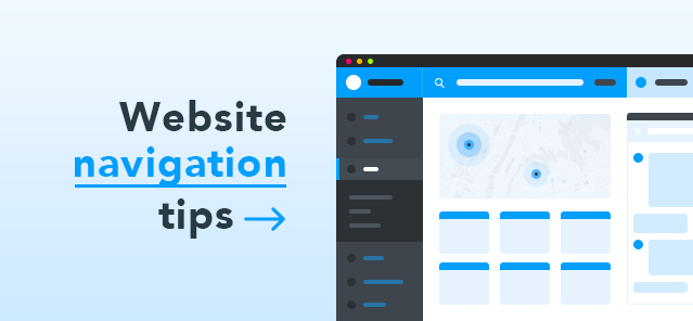 website navigation